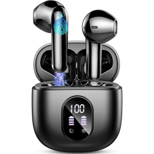 Robx S-30 Bluetooth Kulaklık Led Gösterge ENC Ortam Sesi Azaltma 4 Mikrofonlu 5.3 IPX7 Su geçirmez